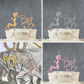 Rózsaarany menyasszony tortadíszítés Esküvői dekoráció Akril tortafesték Menyasszonyi tusoló tyúkszem Lánybúcsú Barkács tortaeszközök