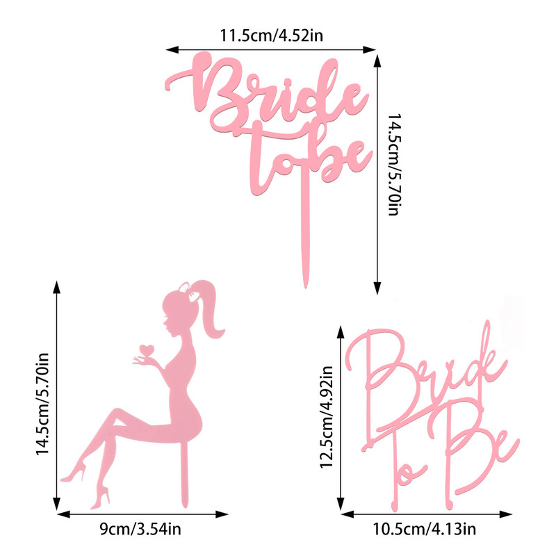 Rózsaarany menyasszony tortadíszítés Esküvői dekoráció Akril tortafesték Menyasszonyi tusoló tyúkszem Lánybúcsú Barkács tortaeszközök