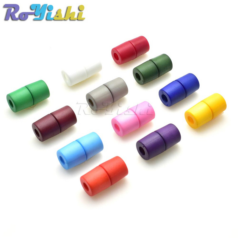 12 bucăți/pachet Conectori de siguranță pentru șnururi colorate mixte pentru șnururi paracord și panglică