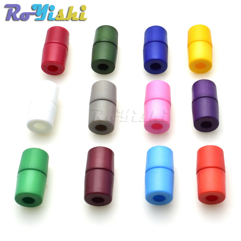12 bucăți/pachet Conectori de siguranță pentru șnururi colorate mixte pentru șnururi paracord și panglică