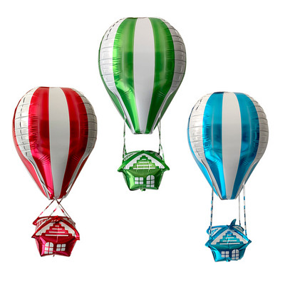 3 buc 4D Baloane cu aer cald pentru casa Baby Shower Joc de aventuri Balon cu film de aluminiu Decoratiuni pentru nunta pentru petrecere de aniversare Globos pentru copii