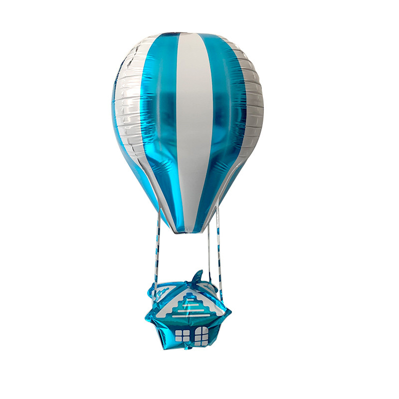 3db 4D ház hőlégballonok babazuhany kalandjáték alumínium fólia ballon esküvői születésnapi parti dekoráció gyerekeknek gömbök