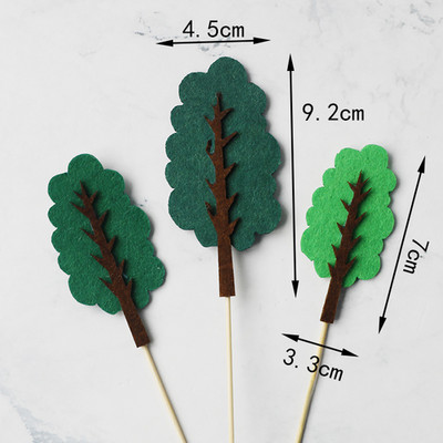 Džungļu sēņu kūkas dekorēšanas piederumi Gudrs polimēru māls kūkas virskārtas komplekts Kūkas dekors Kūkas ievietošanas kartīte dzimšanas dienas ballītei