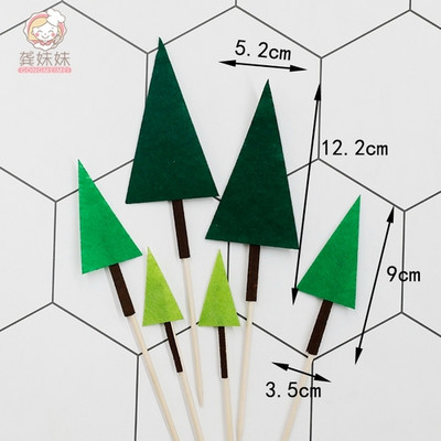 Džungļu sēņu kūkas dekorēšanas piederumi Gudrs polimēru māls kūkas virskārtas komplekts Kūkas dekors Kūkas ievietošanas kartīte dzimšanas dienas ballītei