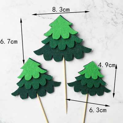 Džungļu sēņu kūkas dekorēšanas piederumi Gudrs polimēru māls kūkas virskārtas komplekts Kūkas dekors Kūkas ievietošanas kartīte dzimšanas dienas ballītei