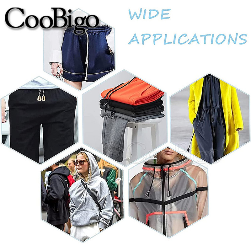 10db Zsinórzárvégek Harangdugó fedél nélkül Billenőkapocs kötélbilincs Paracord sportruházat húzózsinór táskák barkácstartozékok műanyag