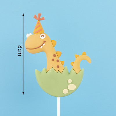 Dinoszaurusz tortadíszek Dinoszaurusz tortafeltétek Aranyos dinoszaurusz tortadíszek Gyerekek születésnapi babaváró parti kellékek