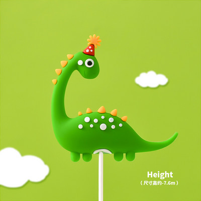 Dinoszaurusz tortadíszek Dinoszaurusz tortafeltétek Aranyos dinoszaurusz tortadíszek Gyerekek születésnapi babaváró parti kellékek