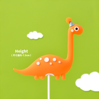 Dinoszaurusz tortadíszek Dinoszaurusz tortafeltétek Aranyos dinoszaurusz tortadíszek Gyerekek születésnapi babaváró parti kellékek