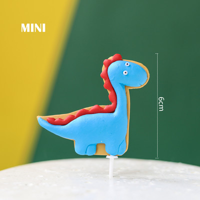 Dinoszaurusz tortadíszek Dinoszaurusz tortafeltétek Aranyos dinoszaurusz tortadíszek Gyerekek születésnapi babaváró parti kellékek