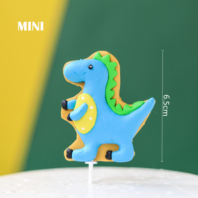 Dinoszaurusz tortadíszek Dinoszaurusz tortafeltétek Aranyos dinoszaurusz tortadíszek Gyerekek születésnapi babaváró parti kellékek