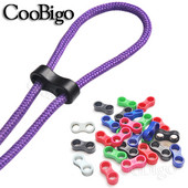 Laido užrakto galai, jungikliai, kamštis, slankiklis, plastikinis 2 skylių kaukės, kuprinė, batai, drabužiai, „pasidaryk pats“ priedai, spalvoti 100 vnt.