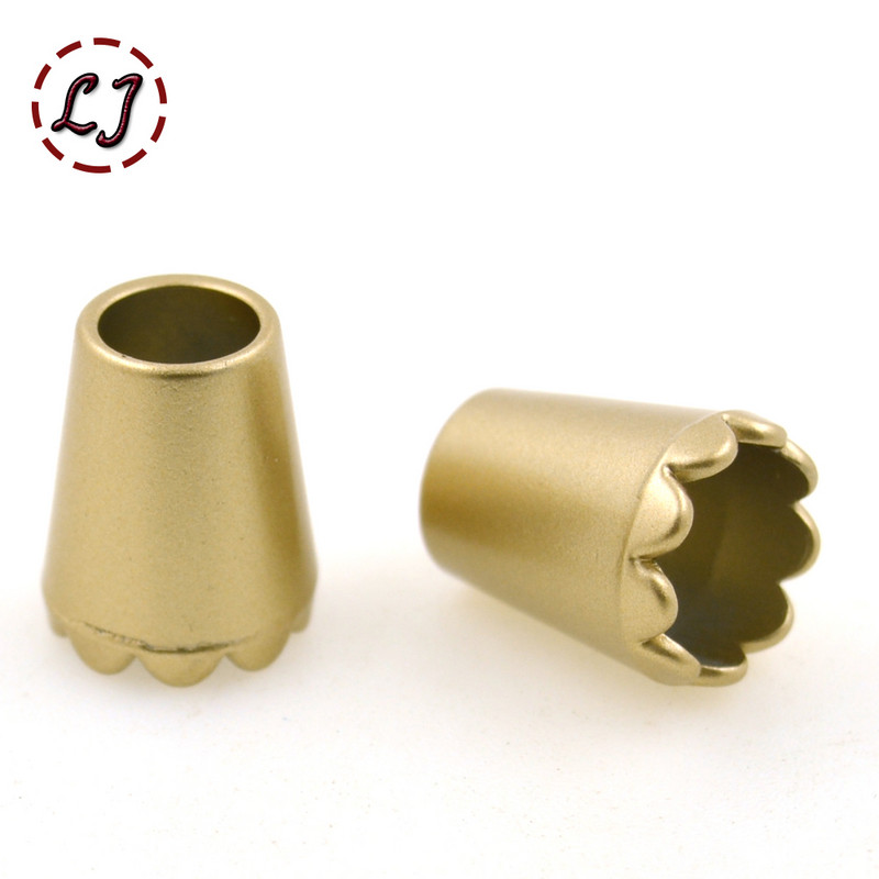 Kiváló minőségű 10db/tétel arany ezüst díszítő zsinór végdugó Billenőcsipesz Paracord táskához Sportruházati cipő ruházati kiegészítő