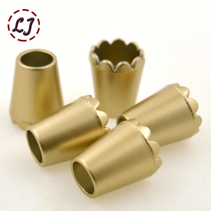 Kiváló minőségű 10db/tétel arany ezüst díszítő zsinór végdugó Billenőcsipesz Paracord táskához Sportruházati cipő ruházati kiegészítő