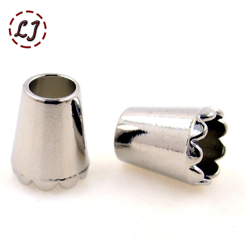 Kiváló minőségű 10db/tétel arany ezüst díszítő zsinór végdugó Billenőcsipesz Paracord táskához Sportruházati cipő ruházati kiegészítő