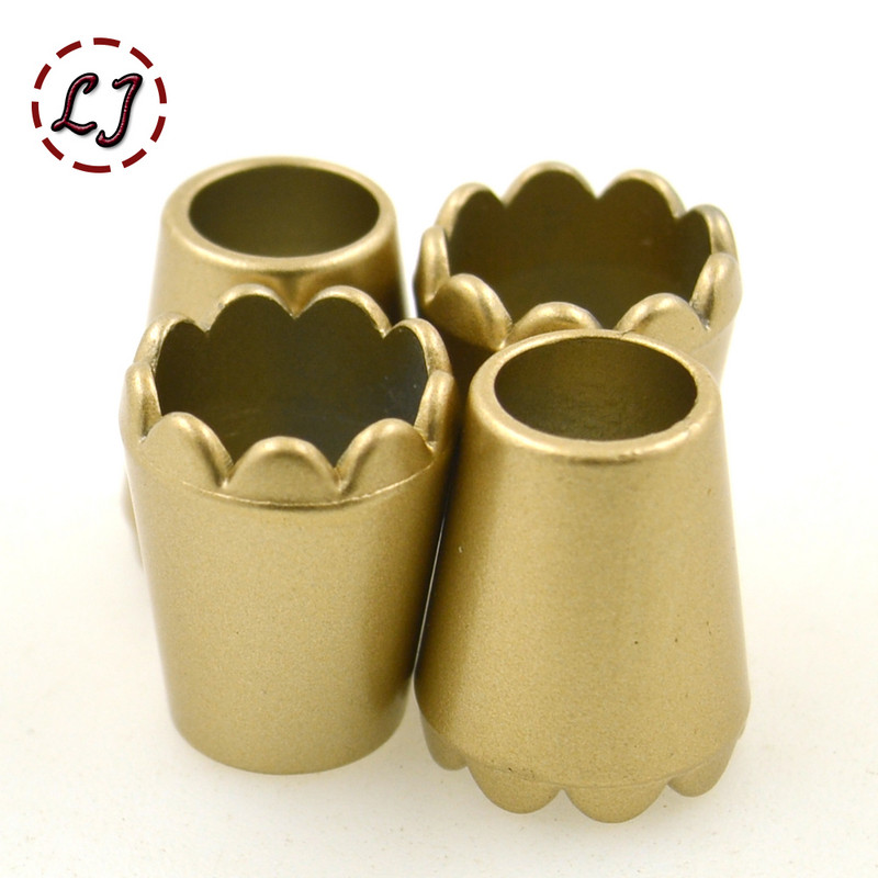 Kiváló minőségű 10db/tétel arany ezüst díszítő zsinór végdugó Billenőcsipesz Paracord táskához Sportruházati cipő ruházati kiegészítő