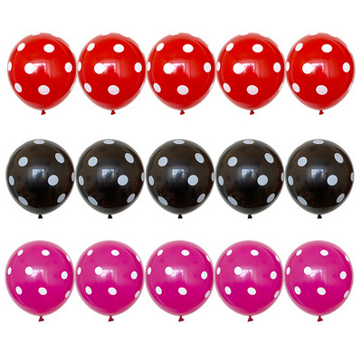20gab 12 collu polka dots lateksa baloni bērnu dzimšanas dienas kāzu ballīšu dekorēšanai piederumi bērnu rotaļlietas baloni Daudzkrāsaini bērnu duša