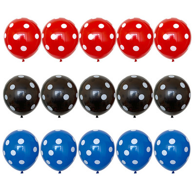 20gab 12 collu polka dots lateksa baloni bērnu dzimšanas dienas kāzu ballīšu dekorēšanai piederumi bērnu rotaļlietas baloni Daudzkrāsaini bērnu duša