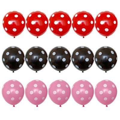 20gab 12 collu polka dots lateksa baloni bērnu dzimšanas dienas kāzu ballīšu dekorēšanai piederumi bērnu rotaļlietas baloni Daudzkrāsaini bērnu duša