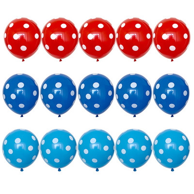 20gab 12 collu polka dots lateksa baloni bērnu dzimšanas dienas kāzu ballīšu dekorēšanai piederumi bērnu rotaļlietas baloni Daudzkrāsaini bērnu duša