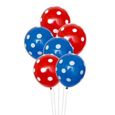 20gab 12 collu polka dots lateksa baloni bērnu dzimšanas dienas kāzu ballīšu dekorēšanai piederumi bērnu rotaļlietas baloni Daudzkrāsaini bērnu duša