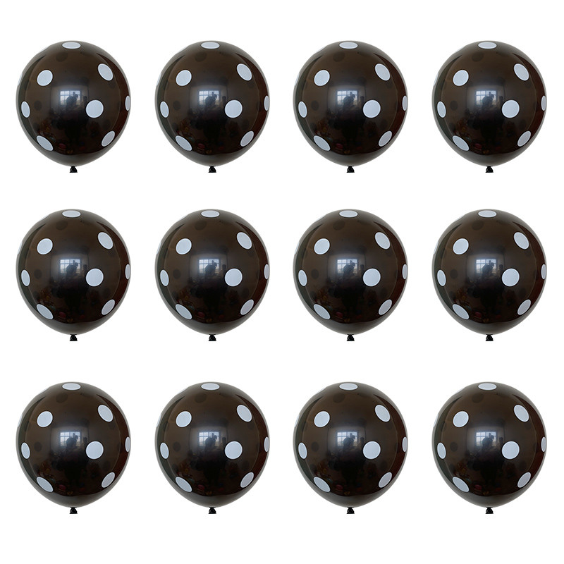 20gab 12 collu polka dots lateksa baloni bērnu dzimšanas dienas kāzu ballīšu dekorēšanai piederumi bērnu rotaļlietas baloni Daudzkrāsaini bērnu duša
