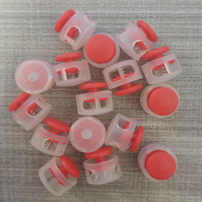 10 vnt Elastinė virvė, neslystanti sagtis, dviguba skylė, atrišanti mygtuką, virvės spaustukas batų raištelių sagtis, spyruoklinė sagtis