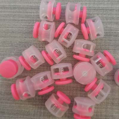 10 vnt Elastinė virvė, neslystanti sagtis, dviguba skylė, atrišanti mygtuką, virvės spaustukas batų raištelių sagtis, spyruoklinė sagtis