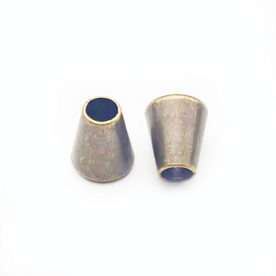 10PCS DIY Craft Metal Alloy Cord End Tip End Cap Jacket πουλόβερ Κοσμήματα κατασκευής κοστουμιών Τσάντα αξεσουάρ