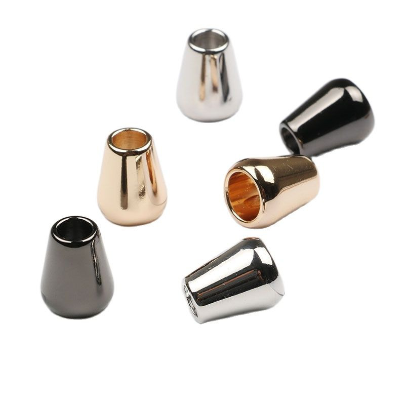 10PCS DIY Craft Metal Alloy Cord End Tip End Cap Jacket πουλόβερ Κοσμήματα κατασκευής κοστουμιών Τσάντα αξεσουάρ