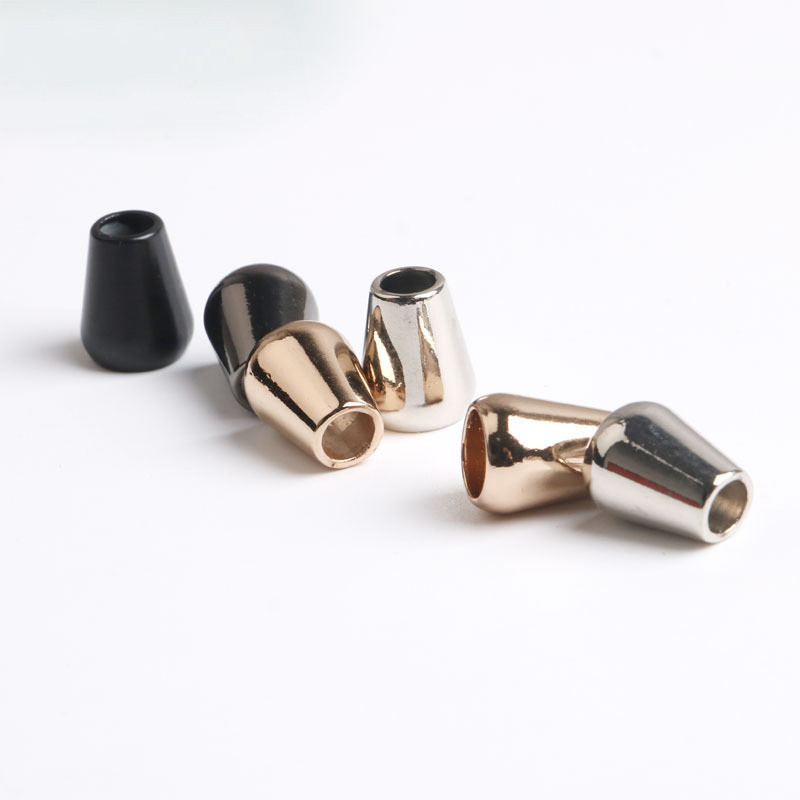 10PCS DIY Craft Metal Alloy Cord End Tip End Cap Jacket πουλόβερ Κοσμήματα κατασκευής κοστουμιών Τσάντα αξεσουάρ