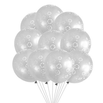 15 бр. Коледни балони със снежинки The Snow Birthday Theme Confetti Balloon Детски играчки Коледно новогодишно парти Консумативи