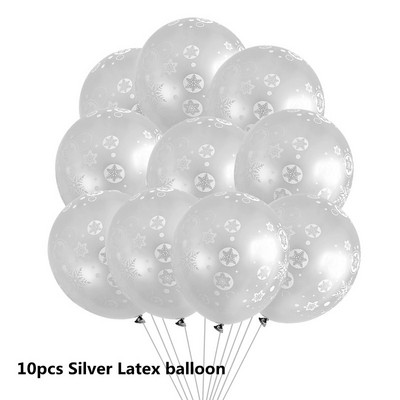 15db karácsonyi hópehely lufi A hó Születésnapi téma Konfetti lufi Gyerekjátékok Karácsonyi újévi parti kellékek