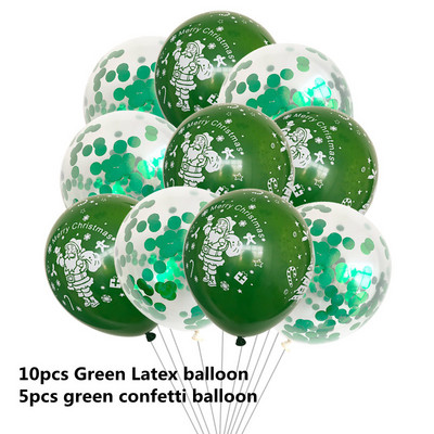 15db karácsonyi hópehely lufi A hó Születésnapi téma Konfetti lufi Gyerekjátékok Karácsonyi újévi parti kellékek