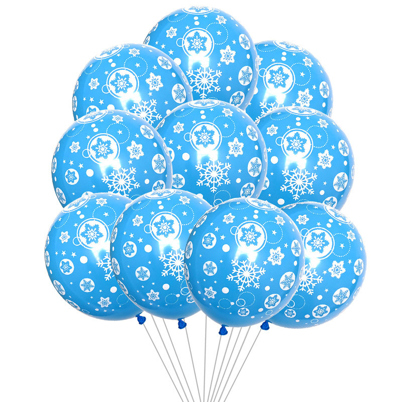 15db karácsonyi hópehely lufi A hó Születésnapi téma Konfetti lufi Gyerekjátékok Karácsonyi újévi parti kellékek