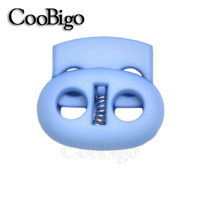 10db Zsinórzár műanyag dugós bab billenő csipesz húzózsinór bilincs cipőfűző ruházathoz kötél Paracord zsinór tartozék 5 mm-es lyuk