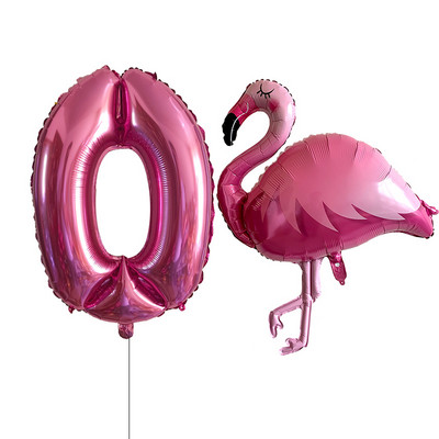 2/Szett Flamingo Swan alumínium léggömb 32 40 hüvelykes rózsaszín szám Hawaii téma nyári parti születésnapi ajándék dekoráció baba zuhany dekoráció