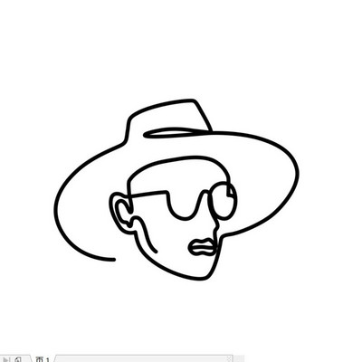 Simple Face Line Akril Boldog születésnapi torta Toppper Fekete Férfi Minimalista Arcművészet Apák napi party tortadíszítéshez