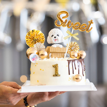 Spanish Happy Birthday Feliz Cumplieanos Cake Topper Триизмерен Cake Topper for Kid Birthday Party Cake Decor Baby Shower