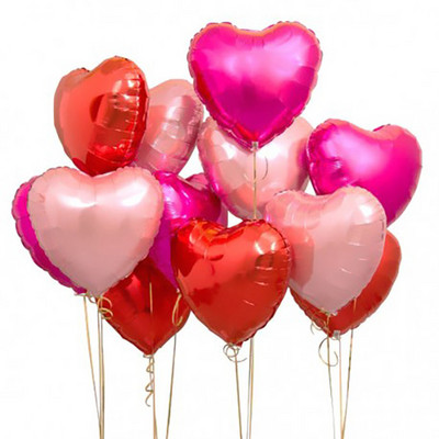 18 hüvelykes rózsa arany szívfólia léggömbök felfújható hélium ballonok születésnapi parti esküvői dekoráció ballon baba zuhany kellékek