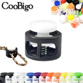 50db Színes Zsinórzár Dugó Kapcsok Mini rugós bilincs Barkácsolás Sportruházat Kalap Cipőfűző Rugalmas Kötél Tartozékok Műanyag