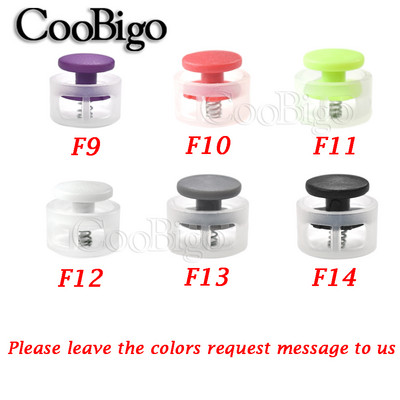 50db Színes Zsinórzár Dugó Kapcsok Mini rugós bilincs Barkácsolás Sportruházat Kalap Cipőfűző Rugalmas Kötél Tartozékok Műanyag