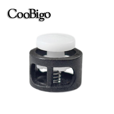 50db Színes Zsinórzár Dugó Kapcsok Mini rugós bilincs Barkácsolás Sportruházat Kalap Cipőfűző Rugalmas Kötél Tartozékok Műanyag