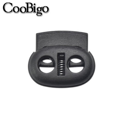 10 vnt. Laido užrakto kamštis pupelių perjungimo spaustukas Drabužiai batų raišteliai, sportiniai drabužiai „pasidaryk pats“ priedai, mišrus spalvingas plastikas, 5 mm skylė