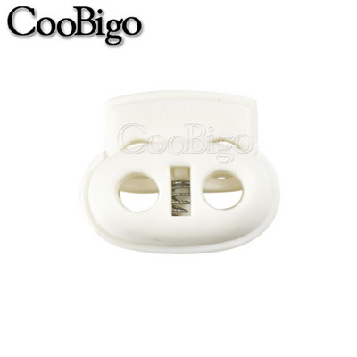 10 vnt. Laido užrakto kamštis pupelių perjungimo spaustukas Drabužiai batų raišteliai, sportiniai drabužiai „pasidaryk pats“ priedai, mišrus spalvingas plastikas, 5 mm skylė