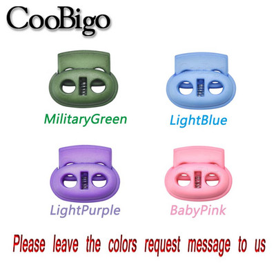 10 vnt. Laido užrakto kamštis pupelių perjungimo spaustukas Drabužiai batų raišteliai, sportiniai drabužiai „pasidaryk pats“ priedai, mišrus spalvingas plastikas, 5 mm skylė