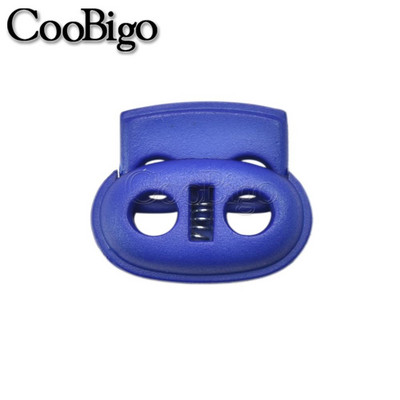 10 vnt. Laido užrakto kamštis pupelių perjungimo spaustukas Drabužiai batų raišteliai, sportiniai drabužiai „pasidaryk pats“ priedai, mišrus spalvingas plastikas, 5 mm skylė