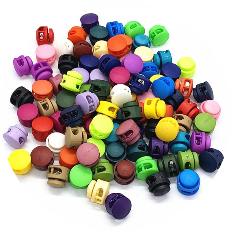 10 bucăți clemă de blocare a cablului din plastic, clemă de comutare, catarame pentru șiretul pantofilor șnur Paracord frânghie cu șnur accesoriu de cusut pentru îmbrăcăminte