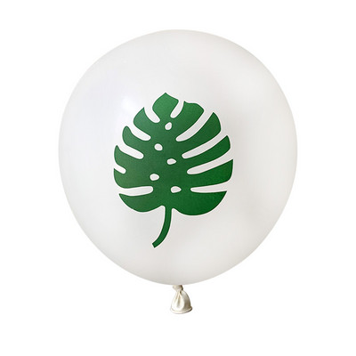 12db pálmalevél latex léggömb trópusi parti dekoráció zöld levelek léggömbök esküvői hawaii parti Aloha születésnapi léggömbök globos