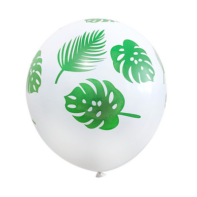 12db pálmalevél latex léggömb trópusi parti dekoráció zöld levelek léggömbök esküvői hawaii parti Aloha születésnapi léggömbök globos